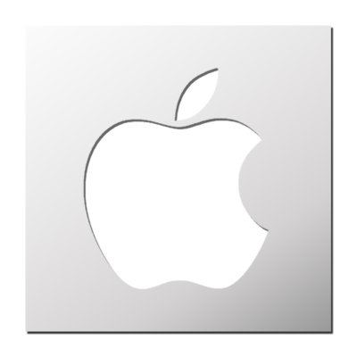 Pochoir logo APPLE