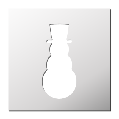 Pochoir Bonhomme de Neige