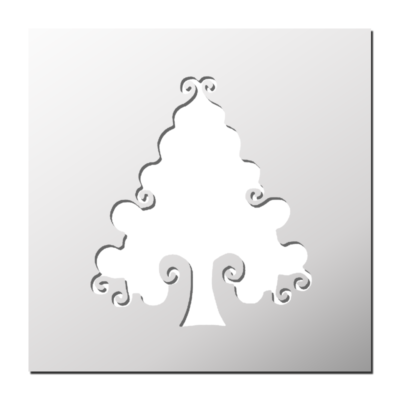 Pochoir Sapin de Noël
