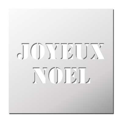 Pochoir JOYEUX NOEL