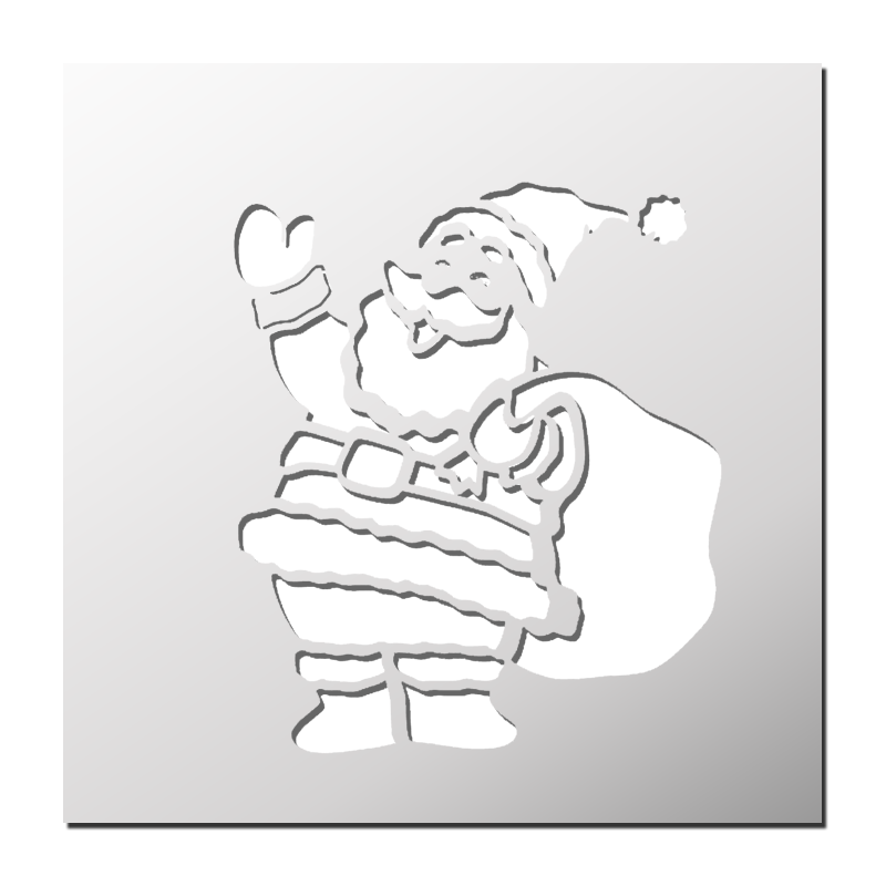 OOTSR 30-Pack Pochoirs à Café Pour Noël Pochoir Modèles De