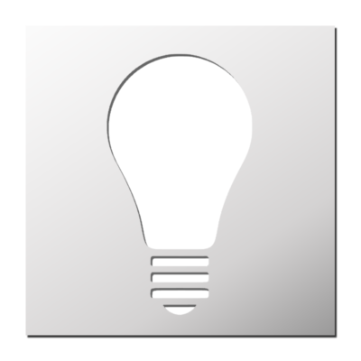 Pochoir Ampoule