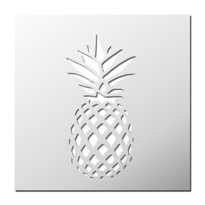 Pochoir Ananas