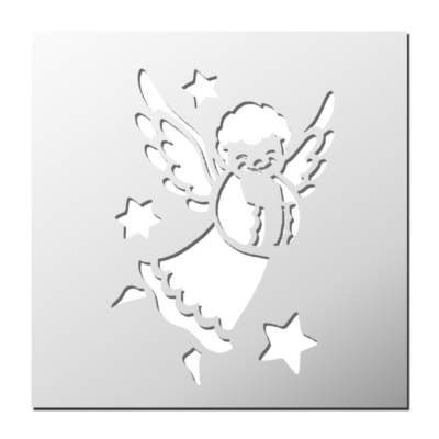 Pochoir Ange de Noël