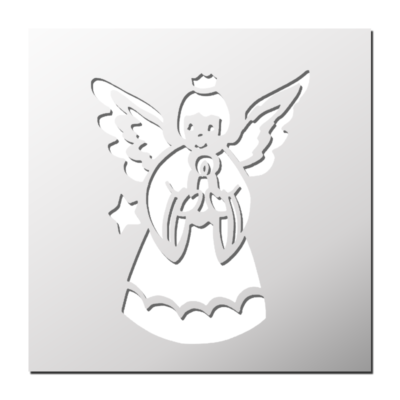 Pochoir Ange Noël