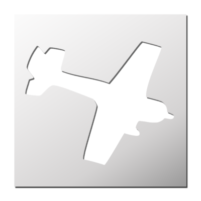 Pochoir Avion