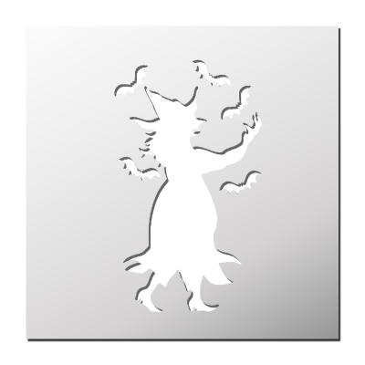 Pochoir Sorcière