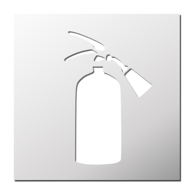 Pochoir Extincteur