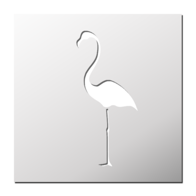 Pochoir Flamand Rose