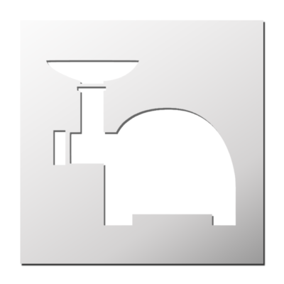 Pochoir Hachoir à viande