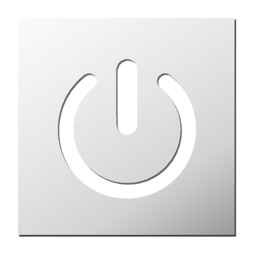 Pochoir Interrupteur ON OFF | FrenchIMMO
