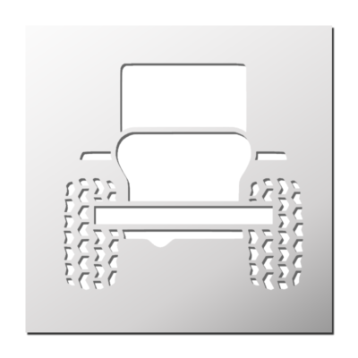 Pochoir Jeep