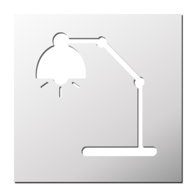 Pochoir Lampe de bureau