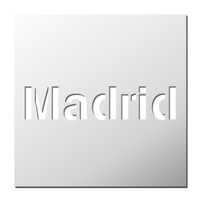 Pochoir MADRID