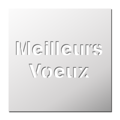 Pochoir Meilleurs Voeux