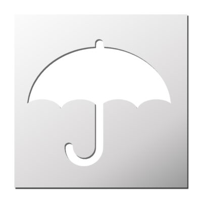 Pochoir Parapluie