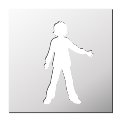 Pochoir petite Fille