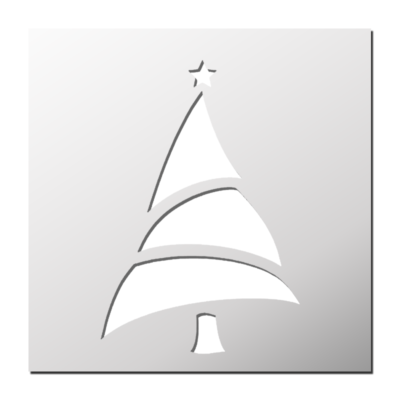 Pochoir Sapin de Noël