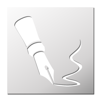 Pochoir Stylo Plume