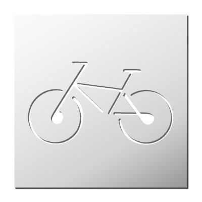 Pochoir Vélo