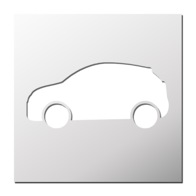 Pochoir Voiture