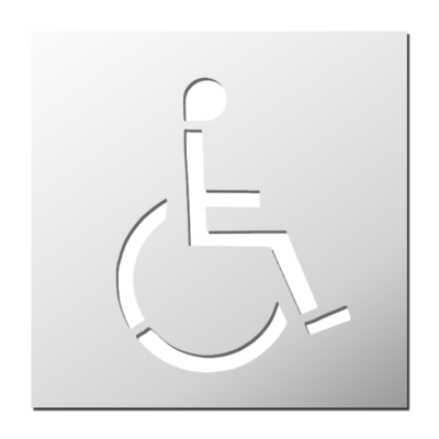 Pochoir Accessibilité Handicapés