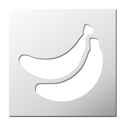 Pochoir Bananes