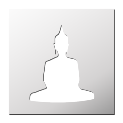 Pochoir Bouddha