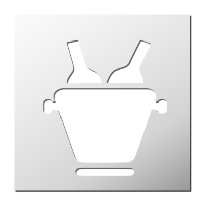 Pochoir Champagne