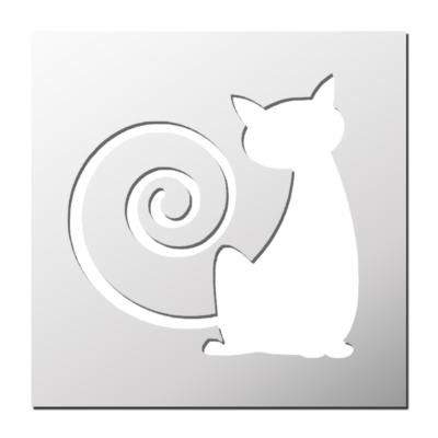 Pochoir Chat