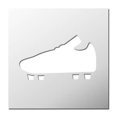Pochoir Chaussure de foot