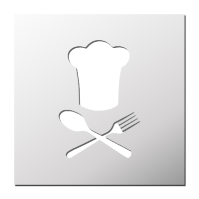 Pochoir Chef de cuisine