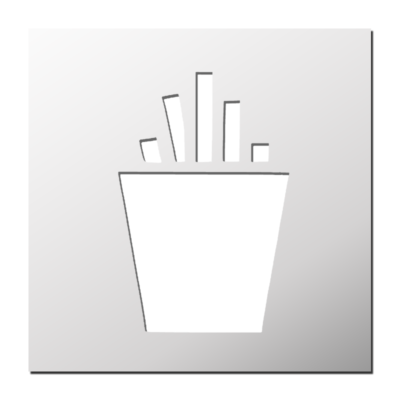 Pochoir Cornet de Frites