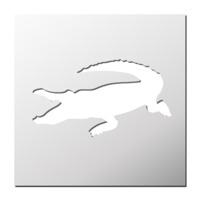 Pochoir Crocodile