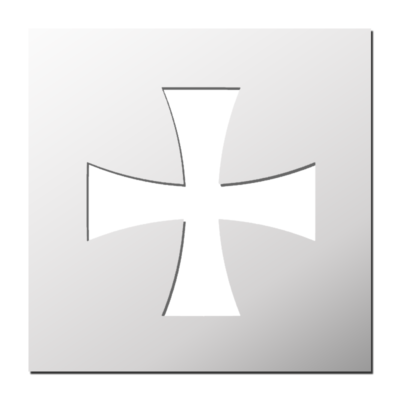 Pochoir Croix de Malte
