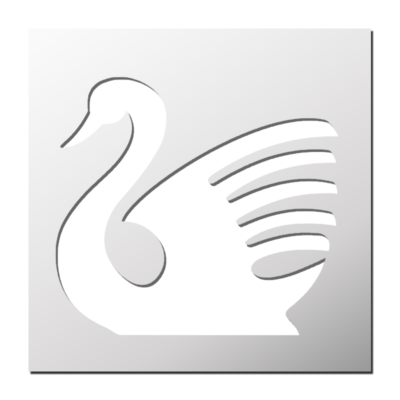 Pochoir Cygne