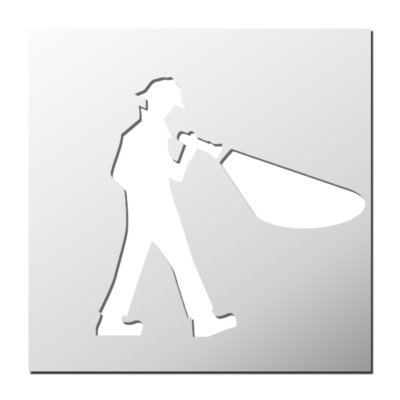 Pochoir Détective privé