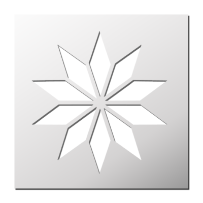 Pochoir étoile