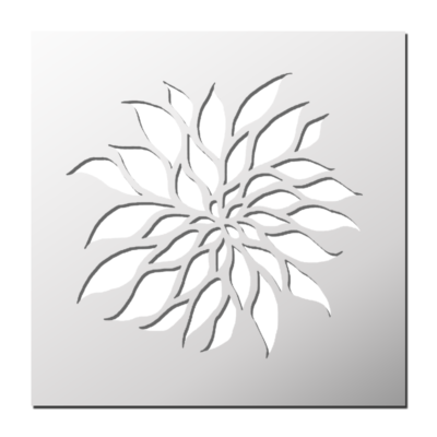 Pochoir Fleur
