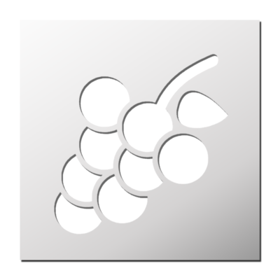 Pochoir Grappe de raisin