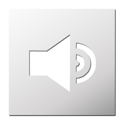 Pochoir Haut-Parleur