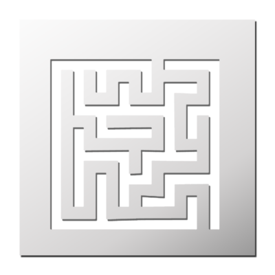 Pochoir Labyrinthe