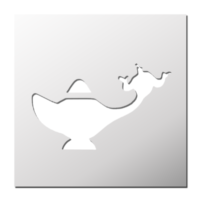 Pochoir Lampe magique