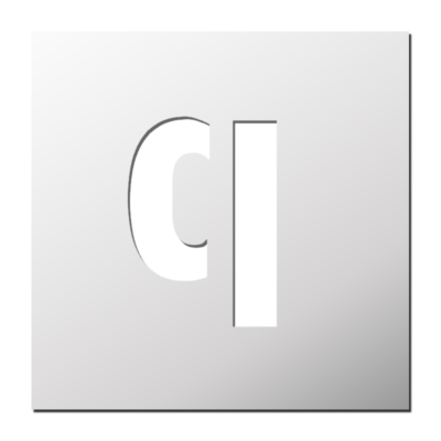 Pochoir lettre q minuscule