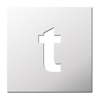 Pochoir lettre t minuscule