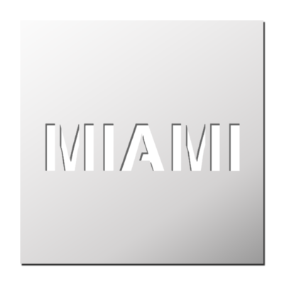Pochoir MIAMI