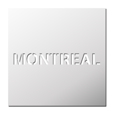 Pochoir MONTREAL