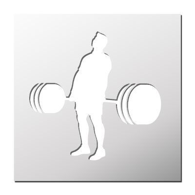 Pochoir Musculation