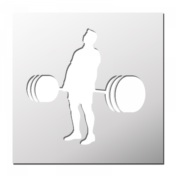 Pochoir Musculation
