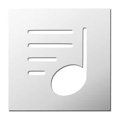 Pochoir Note de musique